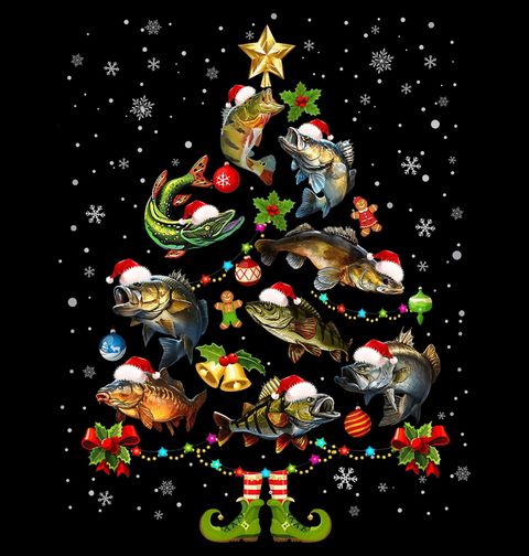 Obrázek produktu Dětské tričko Vánoční Stromek z Ryb