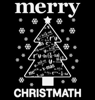 Obrázek 2 produktu Dětské tričko Vánoční Rovnice Merry Christmath