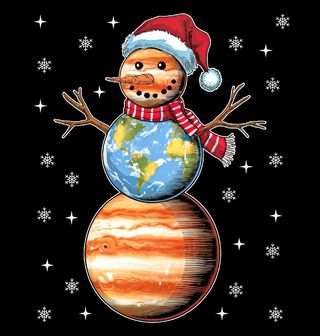 Obrázek 2 produktu Dámské tričko Vesmírný Sněhulák