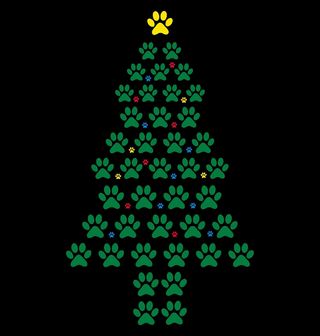 Obrázek 2 produktu Dámské tričko Psí Stromeček z Tlapek