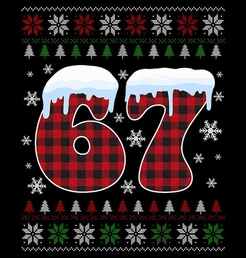 Obrázek produktu Pánské tričko Vánoční 67 Six Seven Ugly Sweater