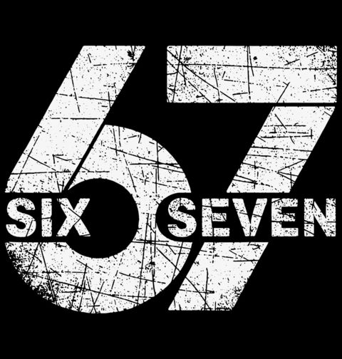 Obrázek produktu Dámské tričko Vintage Číslo 67 Six Seven