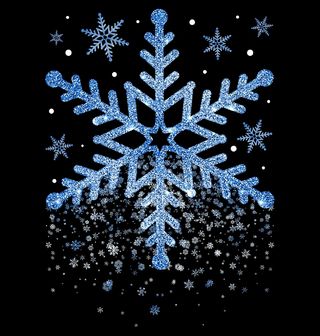 Obrázek 2 produktu Dětské tričko Sněhová Vánoční Vločka