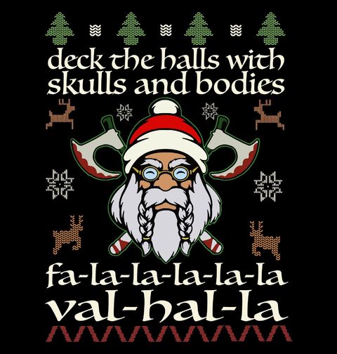 Obrázek produktu Pánské tričko Vánoční Viking