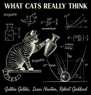 Obrázek 2 produktu Dětské tričko Co si kočky opravdu myslí What cats really think