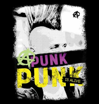 Obrázek 2 produktu Pánské tričko Punk Žije Punk Is Alive