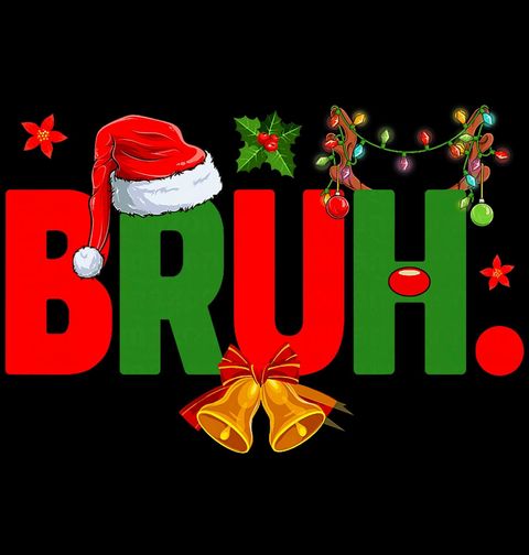 Obrázek produktu Dámské tričko Vánoční Bruh.