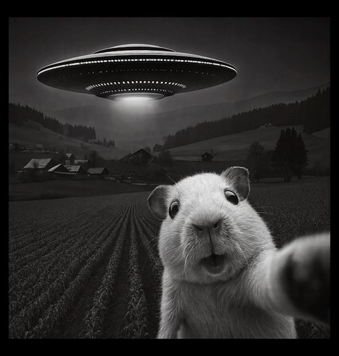 Obrázek produktu Dámské tričko Únos Morčete UFO