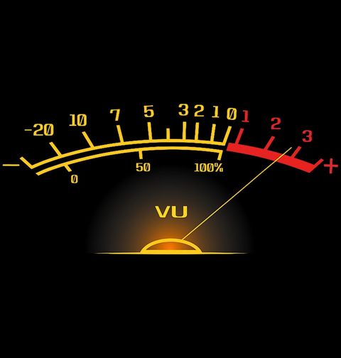 Obrázek produktu Pánské tričko Měřič Hlasitosti VU Metr