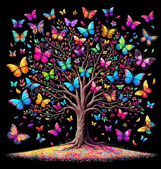 Obrázek 2 produktu Dětské tričko Kouzelný Strom z Motýlů