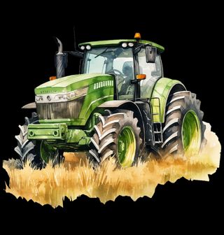 Obrázek 2 produktu Pánské tričko Zelený Traktor na Poli