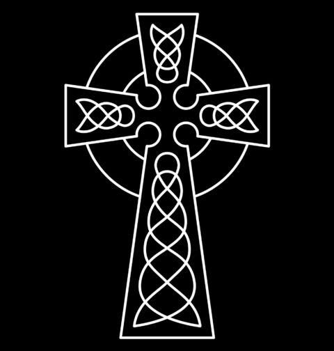 Obrázek produktu Dámské tričko Keltský Kříž Víry