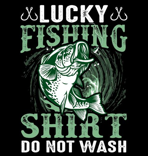 Obrázek produktu Pánské tričko Rybářské tričko pro štěstí – neprat!