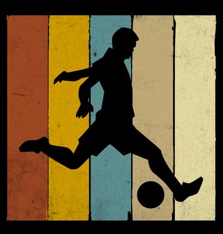 Obrázek 2 produktu Pánské tričko Retro Hráč Fotbalu