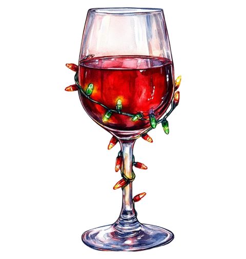 Obrázek produktu Pánské tričko Vánoční Víno ve Světýlkách