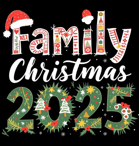 Obrázek produktu Pánské tričko Rodinné Vánoce Family Christmas 2025
