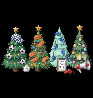 Obrázek 2 produktu Dětské tričko Vánoční Fotbalové Stromečky