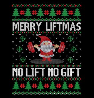 Obrázek 2 produktu Dětské tričko Vánoční Santa v Posilovně Merry Liftmas