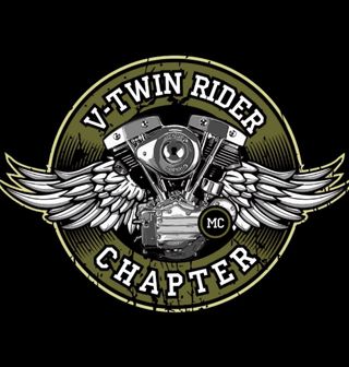 Obrázek 2 produktu Pánské tričko Dvouválcový Motor s Křídly V-Twin Engine