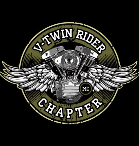 Obrázek produktu Pánské tričko Dvouválcový Motor s Křídly V-Twin Engine