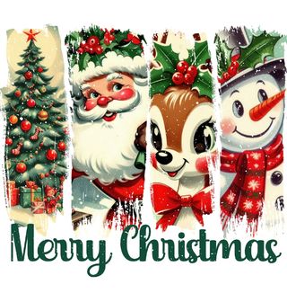 Obrázek 2 produktu Pánské tričko Vintage Vánoce Merry Christmas