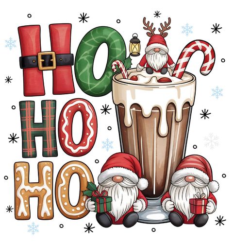 Obrázek produktu Dětské tričko Vánoční Káva Ho Ho Ho