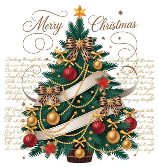 Obrázek 2 produktu Dětské tričko Zlaté Vánoce Merry Christmas