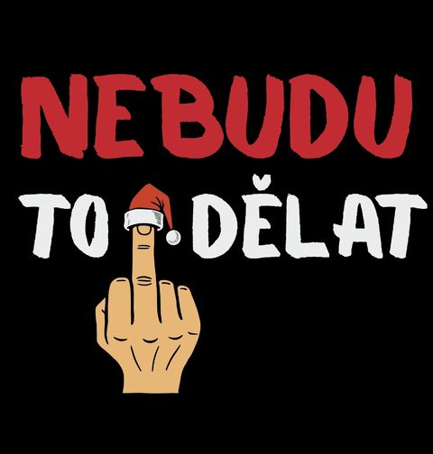 Obrázek produktu Dámské tričko O Vánocích to nebudu dělat