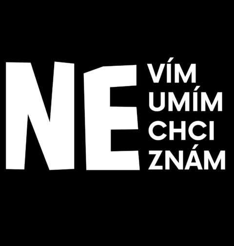 Obrázek produktu Pánské tričko NEvím NEumím NEchci NEznám