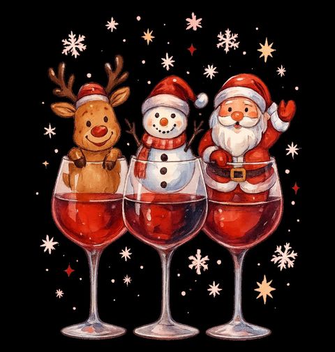 Obrázek produktu Pánské tričko Vánoční Bar u Santy