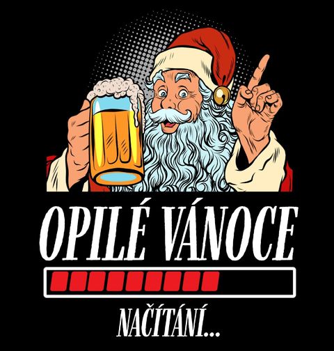 Obrázek produktu Dámské tričko Opilé Vánoce Načítání...