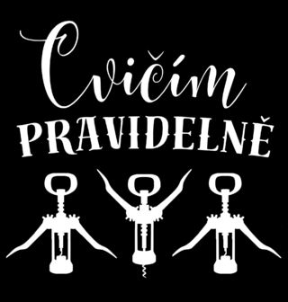 Obrázek 2 produktu Dámské tričko Cvičím Pravidelně Zvedám špunty