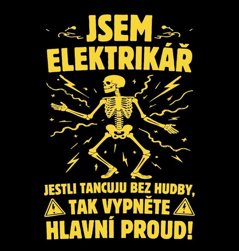 Obrázek produktu Dámské tričko Elektrikář pod Proudem