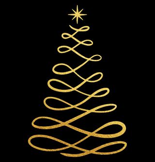 Obrázek 2 produktu Pánské tričko Zlatý Vánoční Stromek