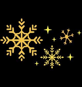 Obrázek 2 produktu Dětské tričko Zlaté Sněhové Hvězdy