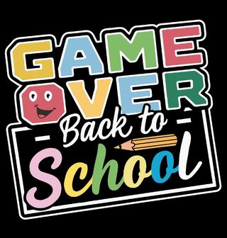 Obrázek 2 produktu Dětské tričko Zpátky do školy Game Over