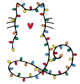 Obrázek 2 produktu Pánské tričko Vánoční Kočka z Řetězu