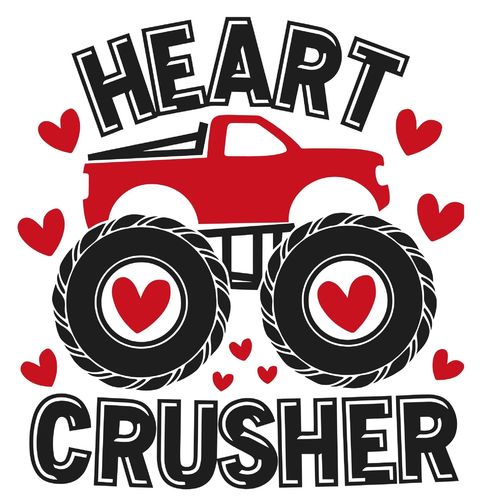 Obrázek produktu Dámské tričko Lamač Srdcí Monster truck Heart Crusher