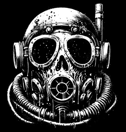 Obrázek produktu Dámské tričko Plynová Maska Apokalypsy