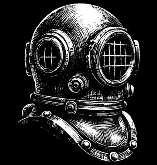 Obrázek 2 produktu Dámské tričko Historická Potápěčská Helma Mark V Diving Helmet