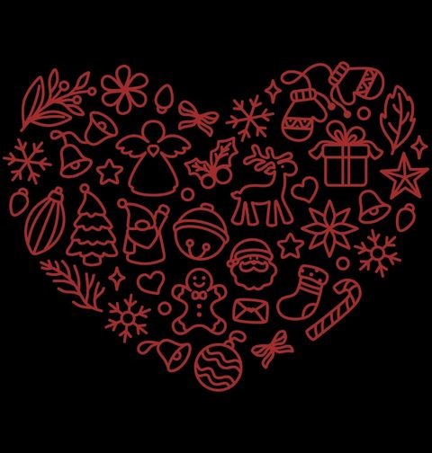 Obrázek produktu Dětské tričko Vánoční Srdce