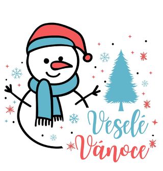 Obrázek 2 produktu Pánské tričko Sněhulák v Čepici Veselé Vánoce