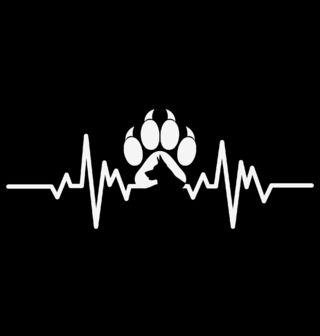 Obrázek 2 produktu Dětské tričko Kardiogram Tlapky a Dobrmana