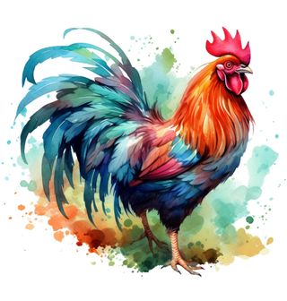 Obrázek 2 produktu Dámské tričko Barevný Kohout