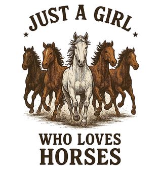 Obrázek 2 produktu Dětské tričko Prostě holka, která miluje koně
