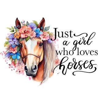 Obrázek 2 produktu Dámské tričko Prostě holka, která miluje koně Just a girl who loves horses