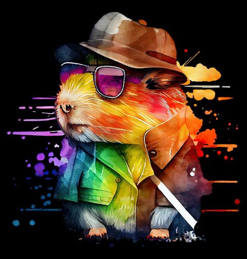 Obrázek produktu Dětské tričko Morče v Kabátu