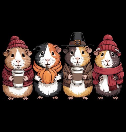 Obrázek produktu Pánské tričko Podzimní Morčata