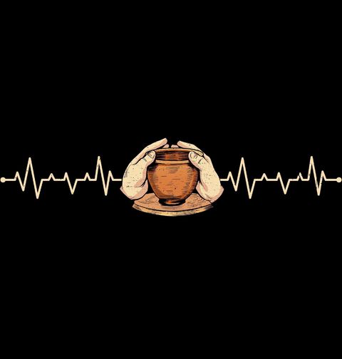 Obrázek produktu Dětské tričko Kardiogram a Keramika