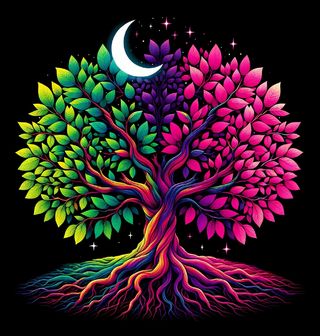 Obrázek 2 produktu Dětské tričko Měsíc v Korunách Stromu